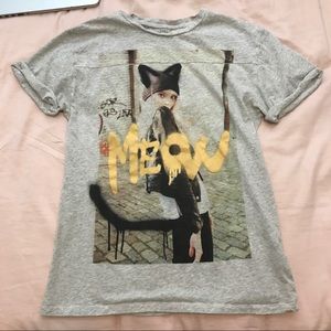 Meow Graphic Tee